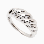 серебряное кольцо без камней 57206189